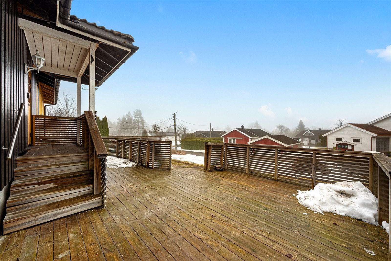 Terrasse og inngangsparti Galleribilde