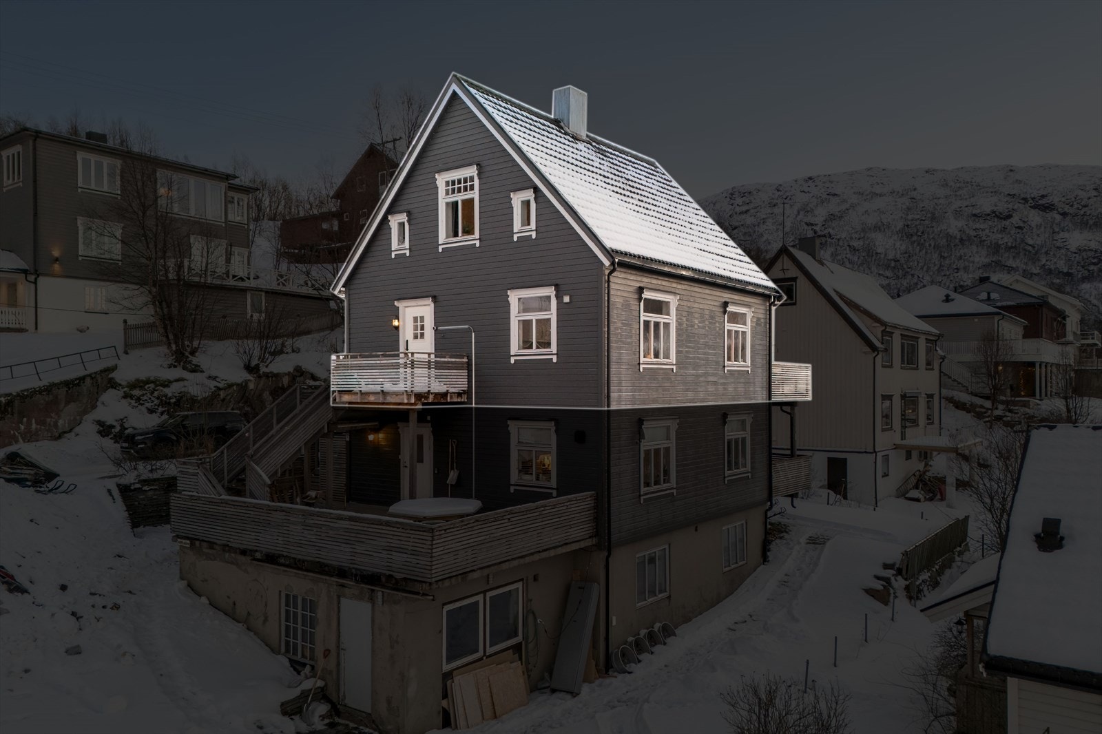 Velkommen til Moslings vei 12! Foto: Hanna Linnea Kristensen Galleribilde