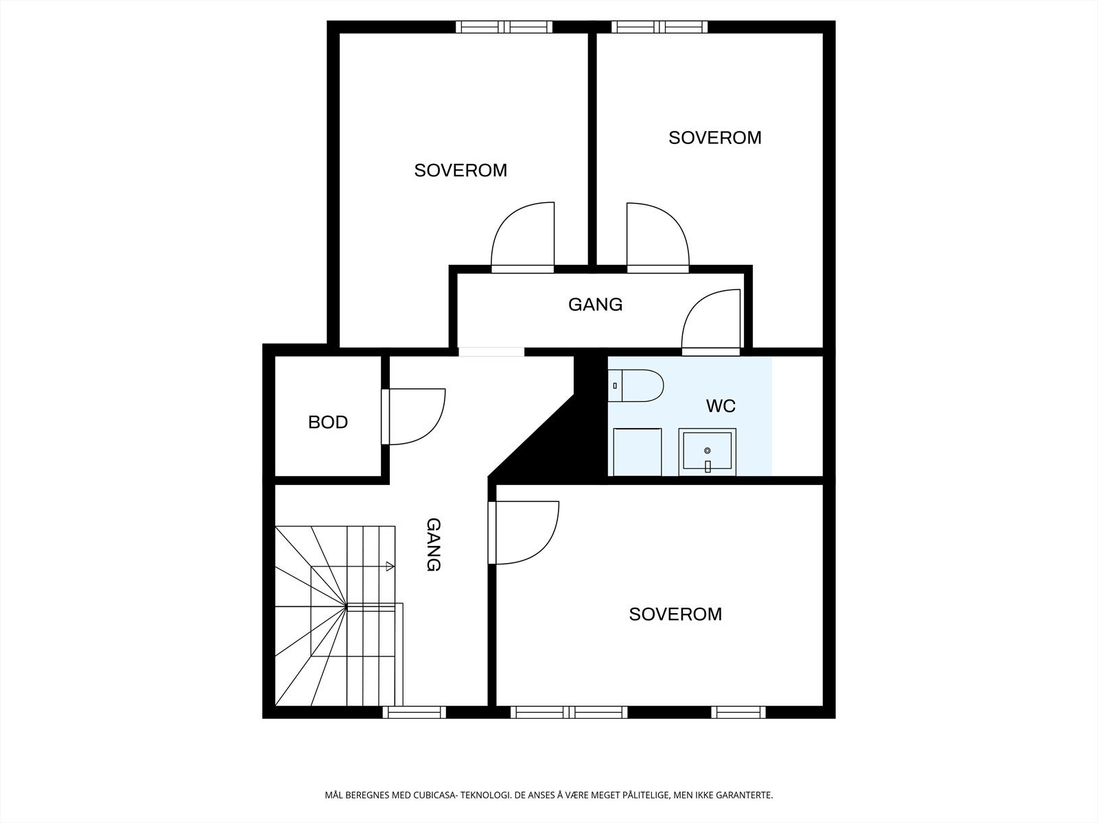 Plantegning 2. etg. Galleribilde