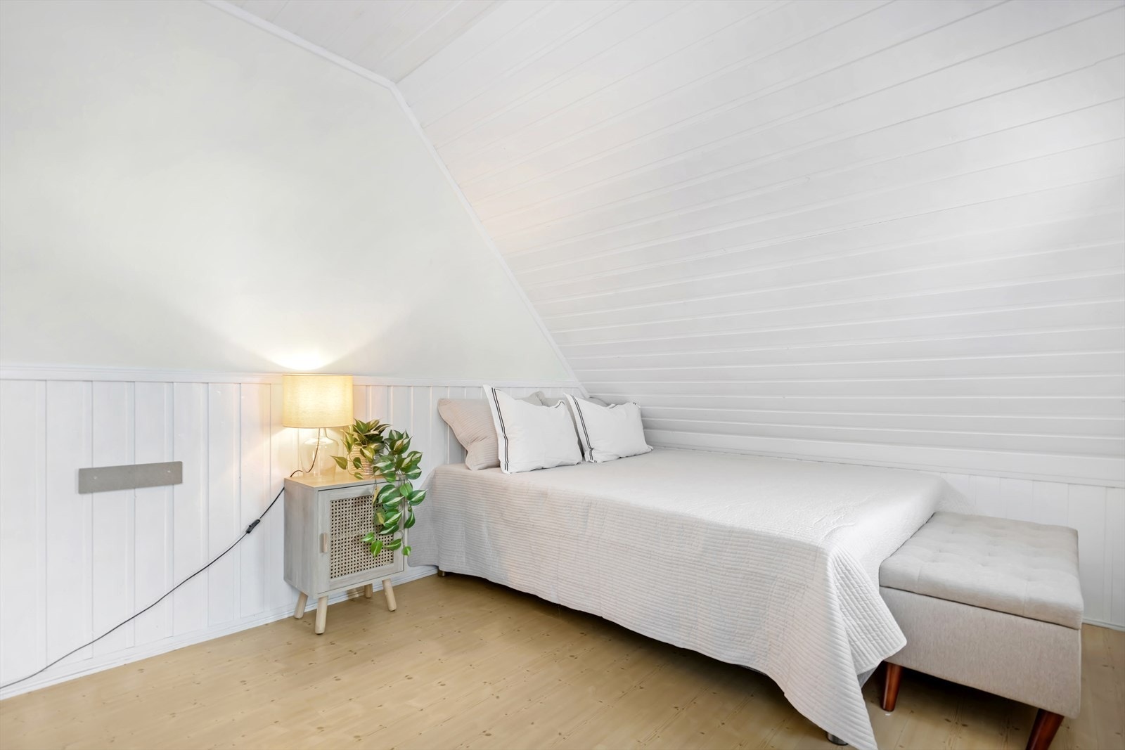 Soverom 1 har god plass til soveromsmøbler. Galleribilde