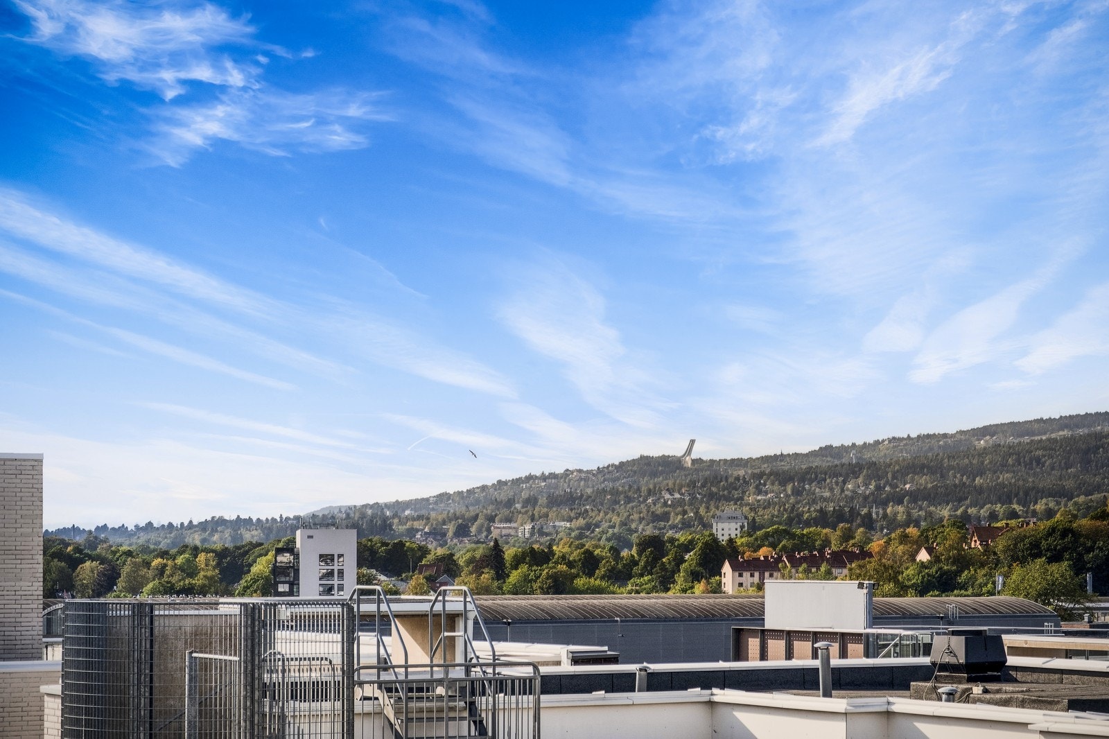 Utsikt fra takterrassen Galleribilde