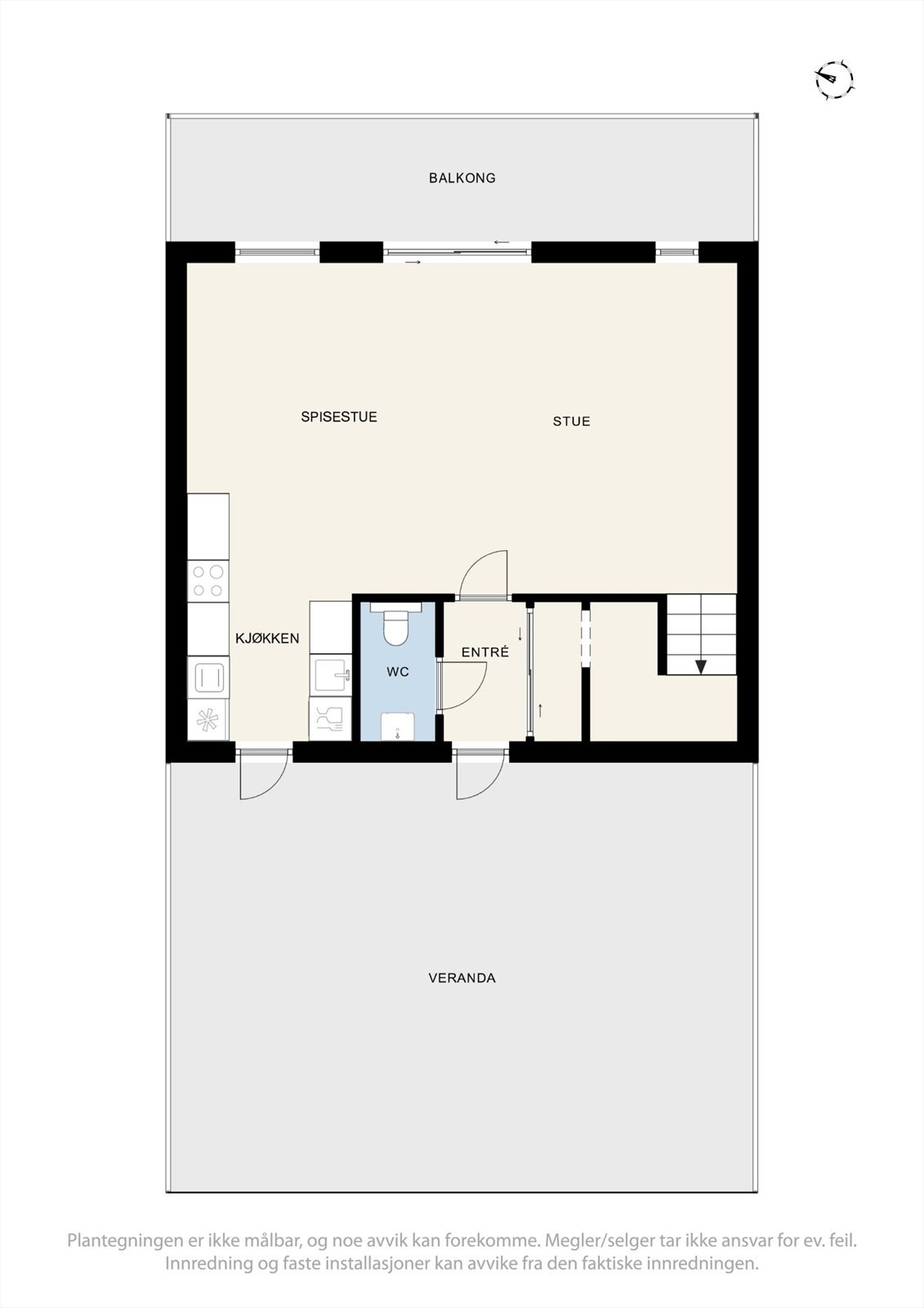 Plantegning 1. etasje. Galleribilde