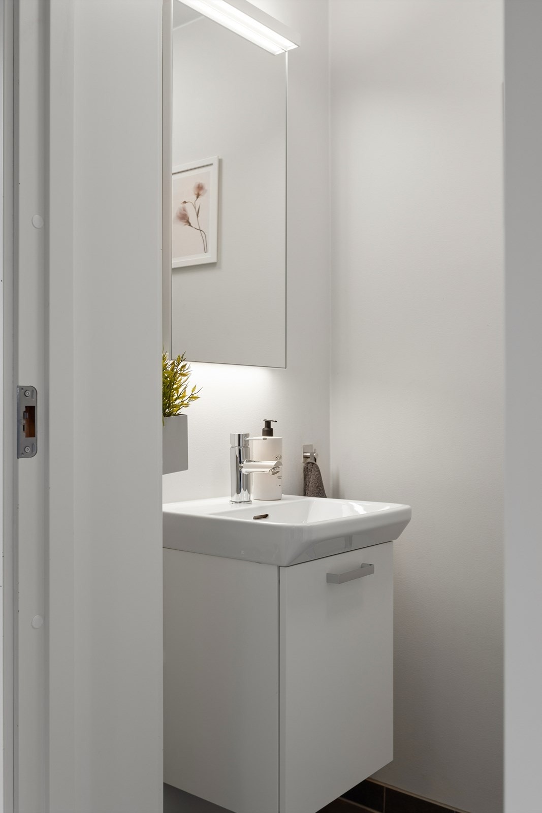 WC i forbindelse med inngangspartiet i 1. etasje. Galleribilde