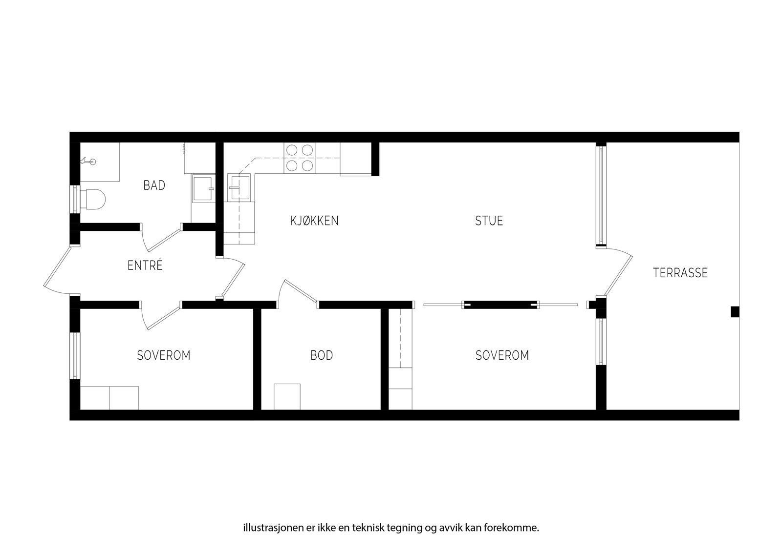 Plantegning Galleribilde