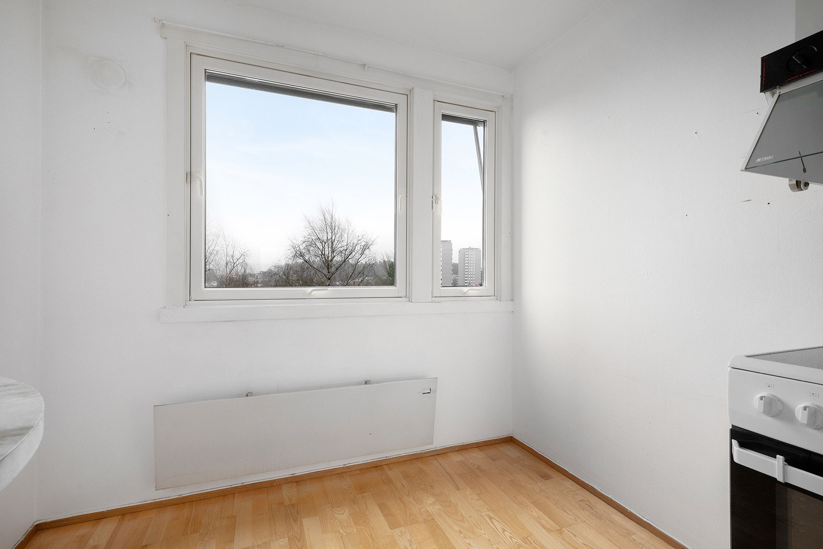 Her er det plass til et lite spisebord. Galleribilde