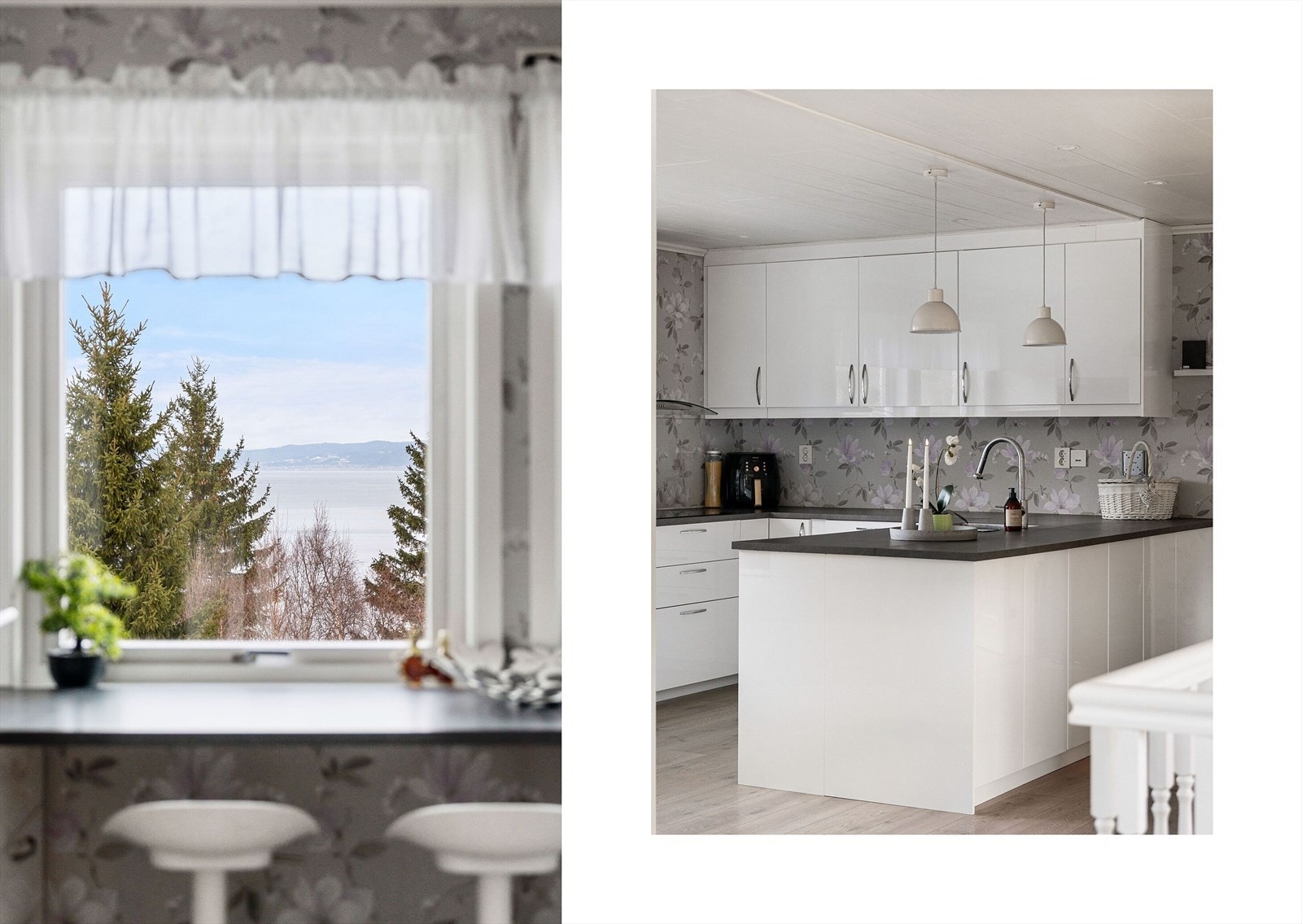 Her kan man nyte de fantastiske omgivelsene mens man nyter en nytraktet kopp med kaffe mens man beskuer fjorden og dyrelivet man kan oppleve her. Galleribilde