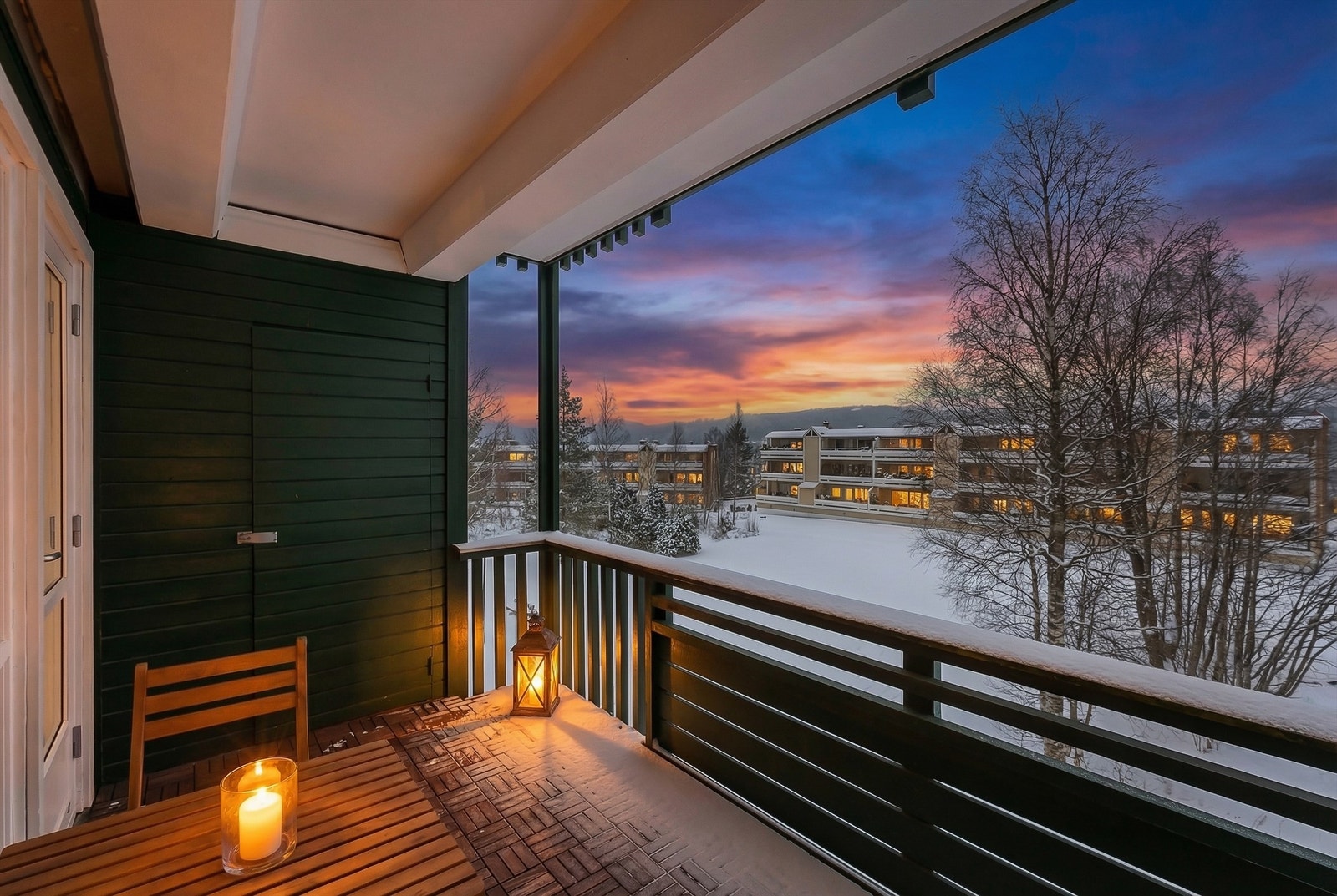 På balkongen er det bod med ekstra lagringsmuligheter. Boden er på ca. 4 kvm. Foto: Zovenfra AS Galleribilde