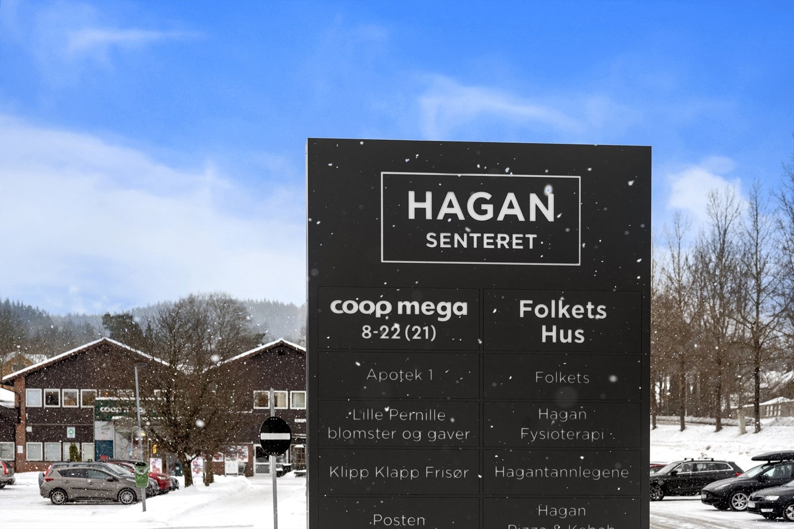 Hagansenteret, bare noen få minutters kjøretur unna, tilbyr det meste av servicetjenester som apotek, legekontor, minibank og post i butikk. Galleribilde