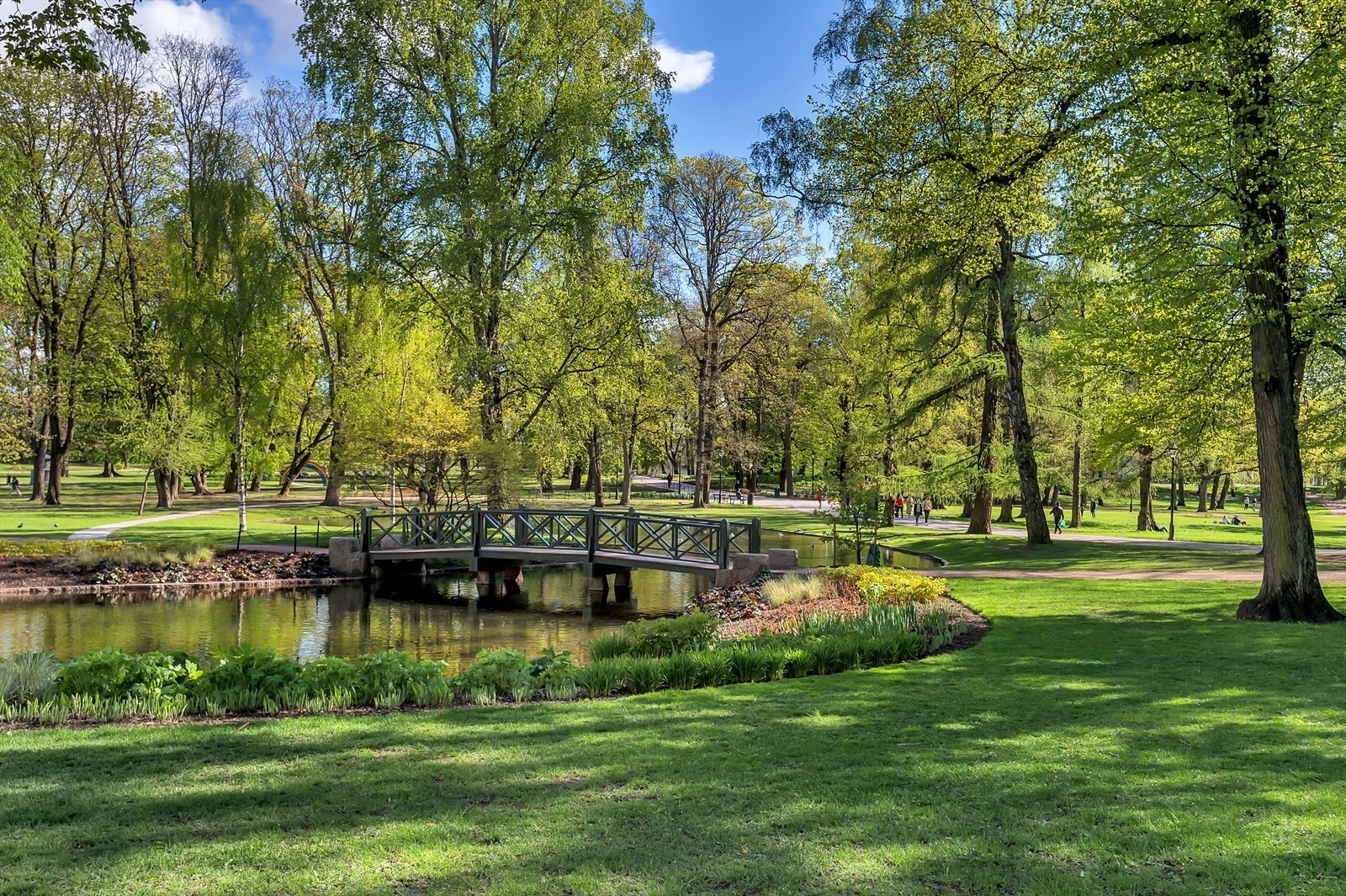Det er også kort gang til Slottsparken. Galleribilde