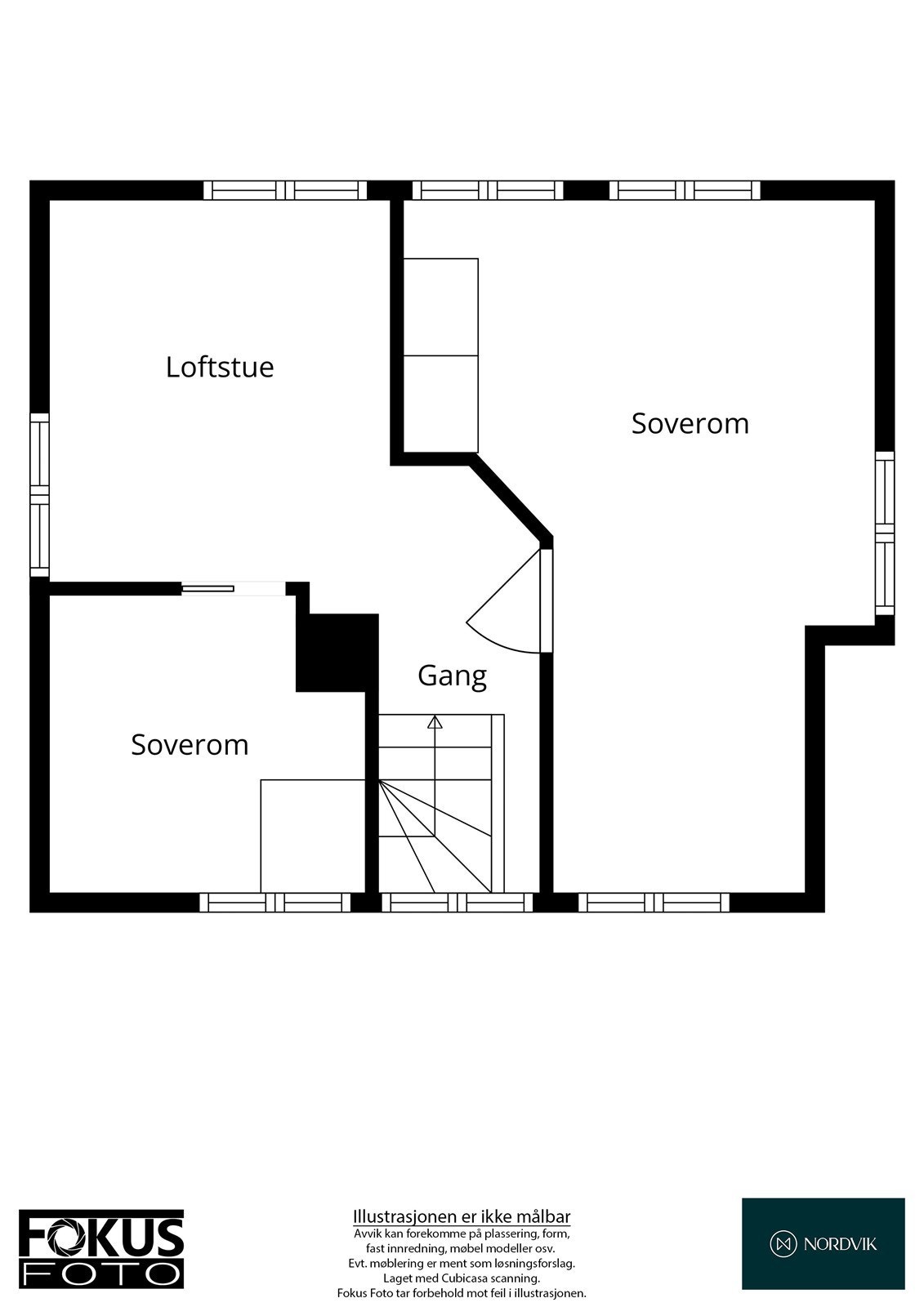 Plantegning 2.etasje Galleribilde