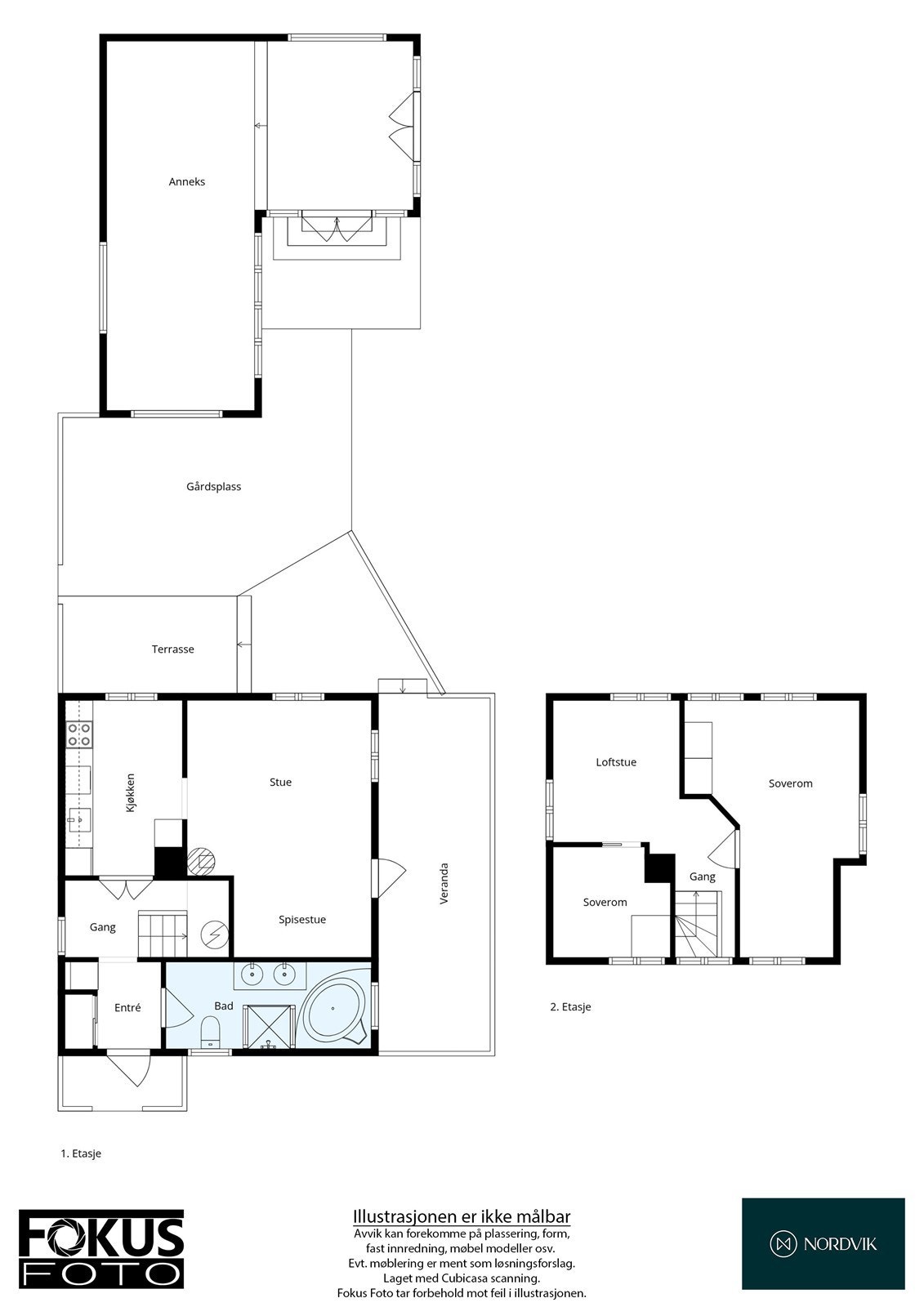 Oversikt plantegninger Galleribilde