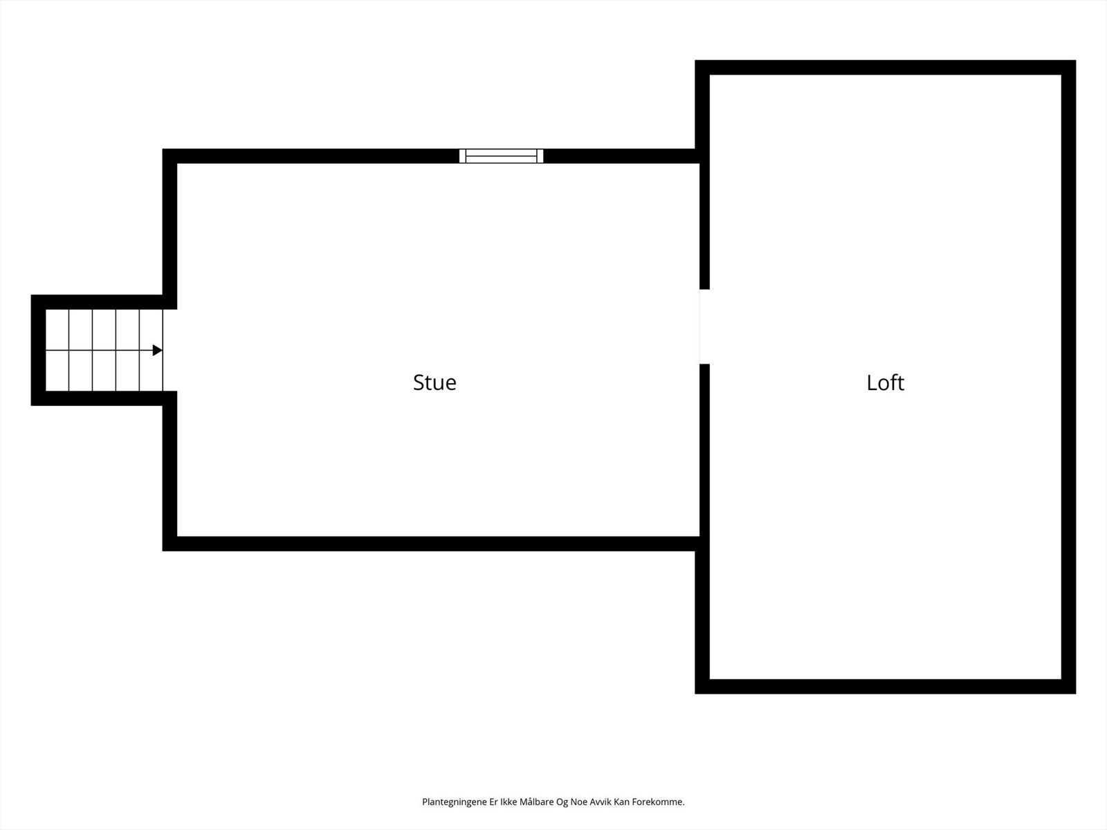 Planskisse loft. Galleribilde