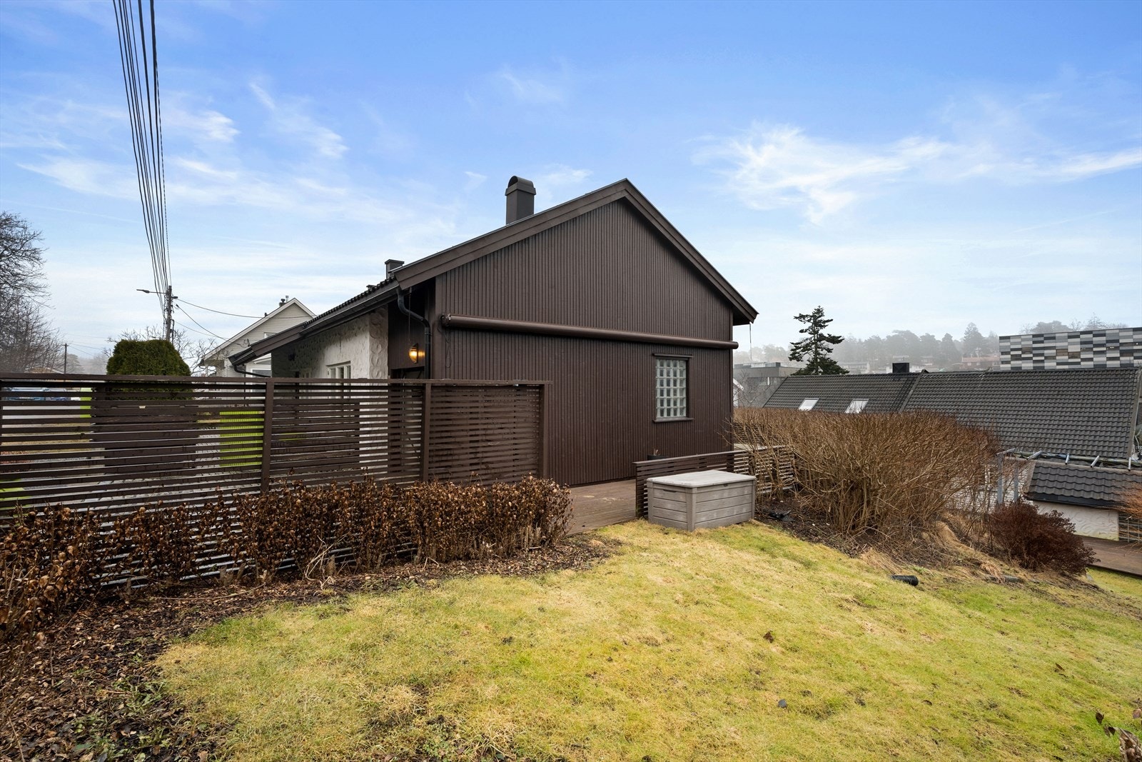 Hagen er skjermet og gir gode muligheter for lek og rekreasjon. Galleribilde