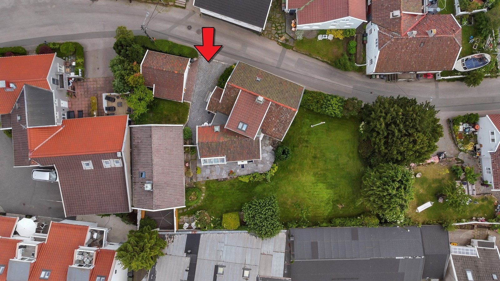 Dronefoto Galleribilde