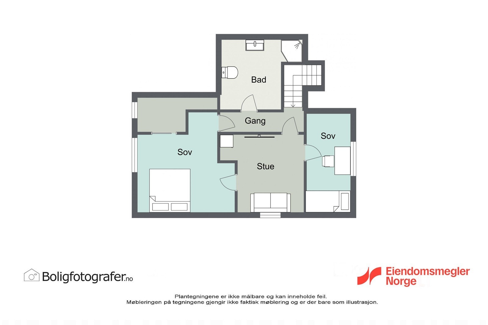 Plantegning 2.etg Galleribilde