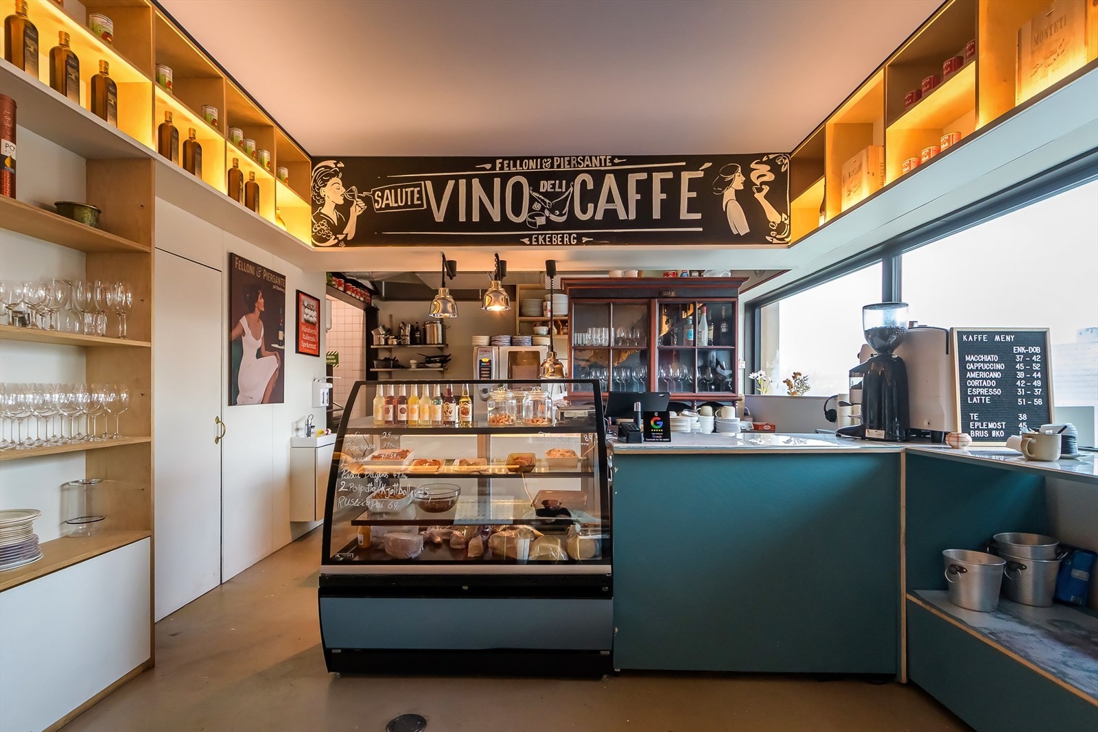 Felloni & Piersante, en sjarmerende liten sak på hjørnet av en Ekebergbakke, tidligere kjent som Svingen. Galleribilde