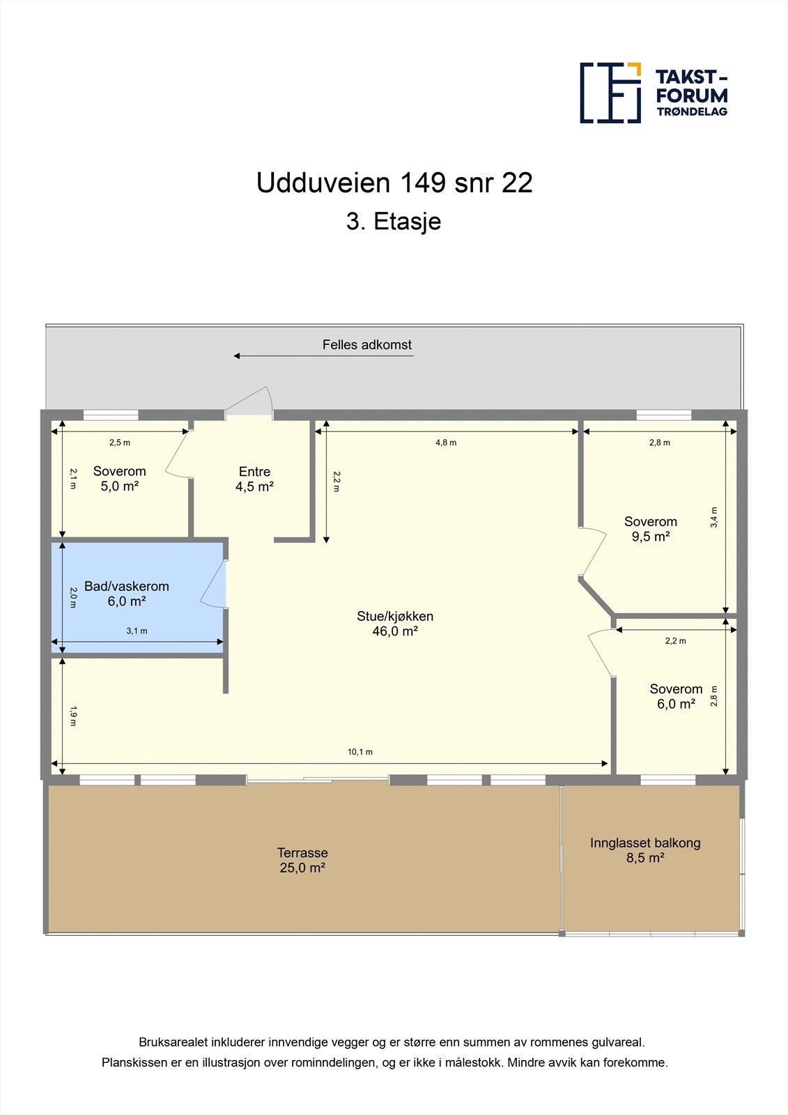 Skissert plantegning. Galleribilde