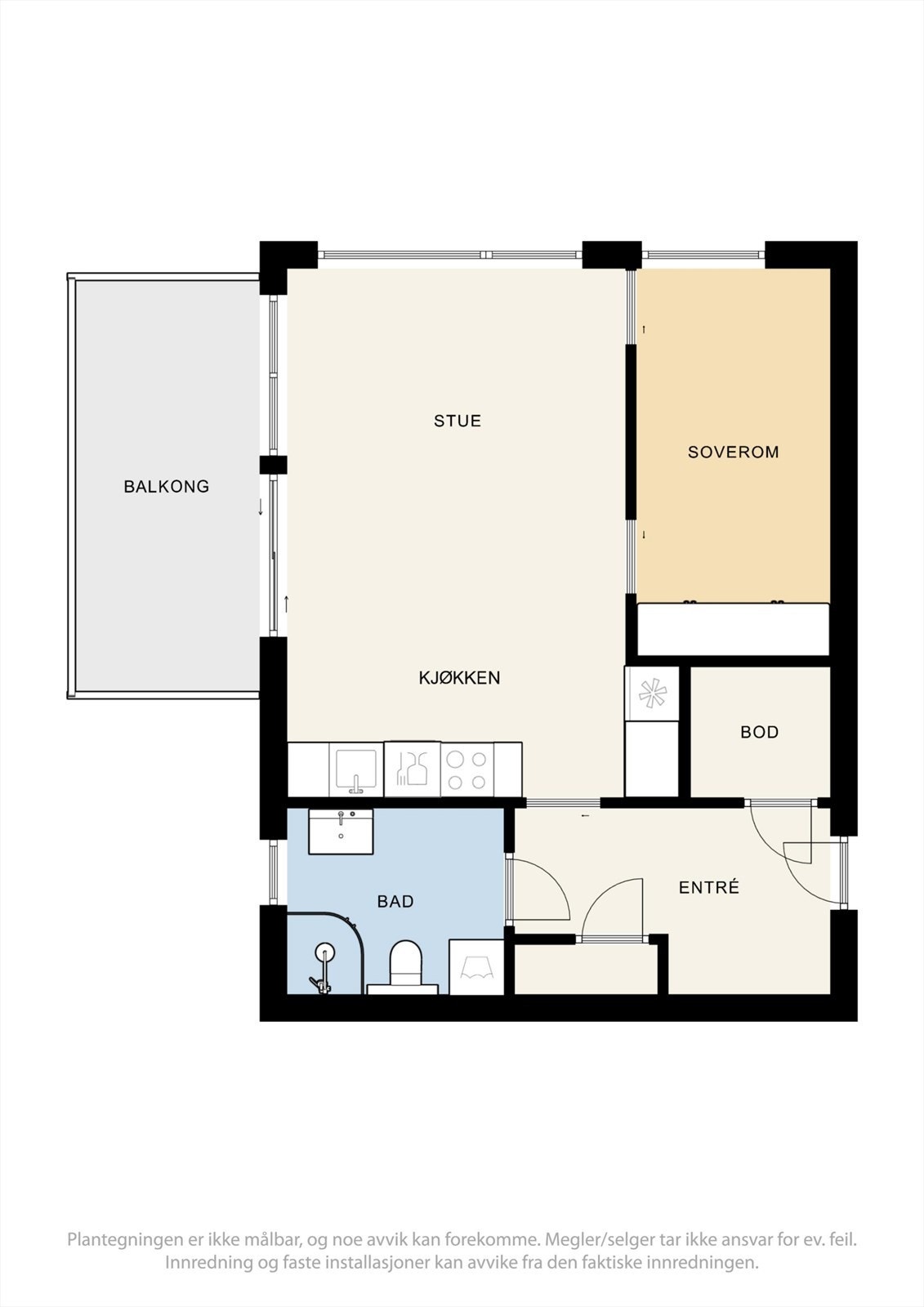 Plantegning Galleribilde