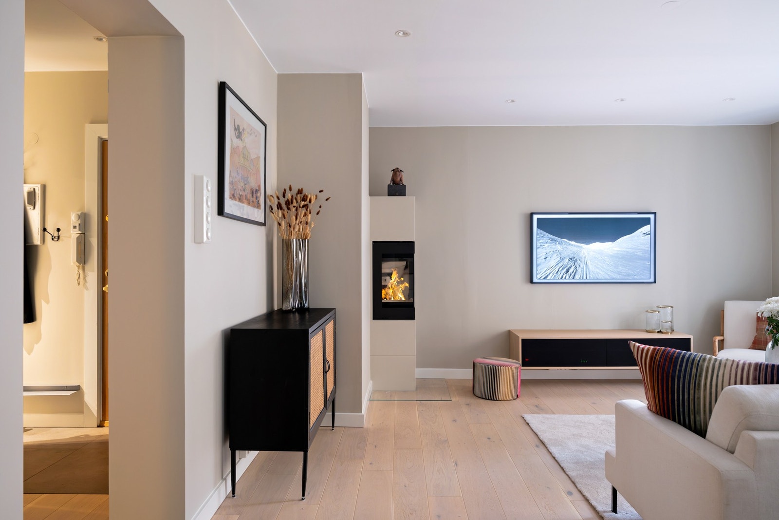 Sameiet har avtale med Telia om levering av kabel-tv og internett. Galleribilde