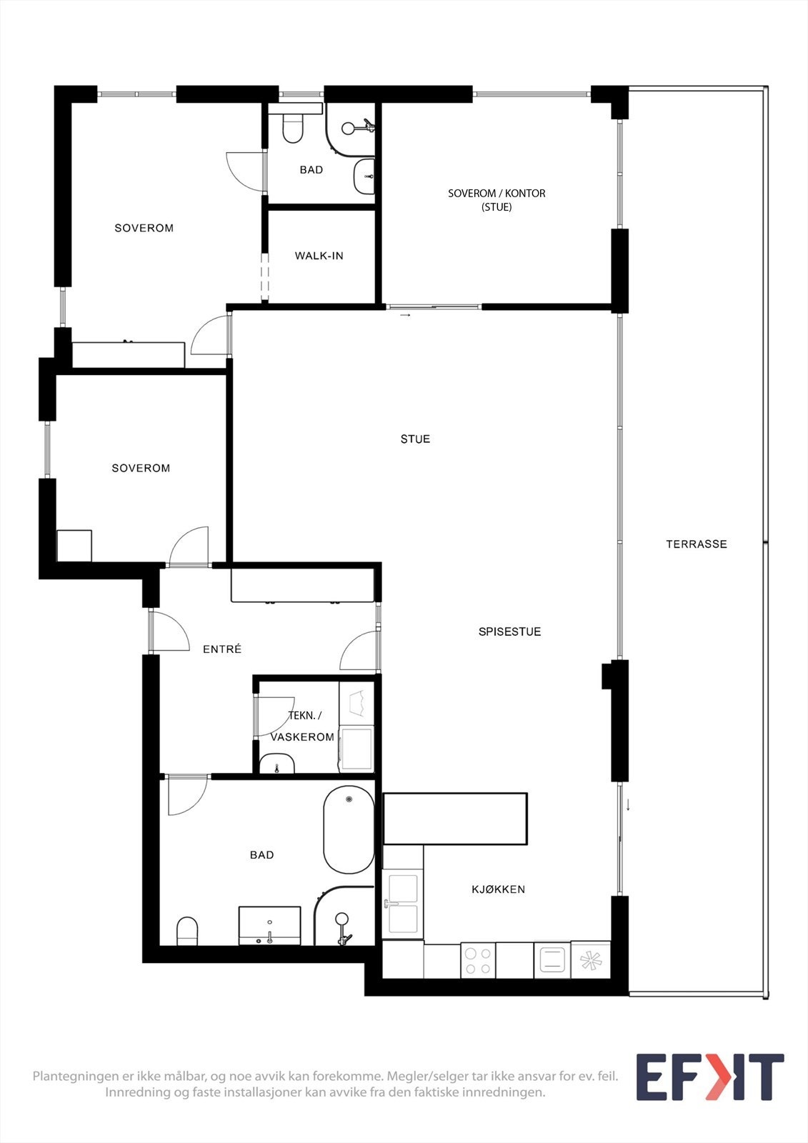 Plantegning Galleribilde