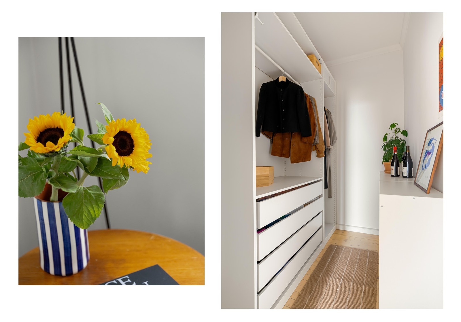 Fra entreen er det også en stor walk-in-garderobe. Dette er hverdagsluksus! Galleribilde