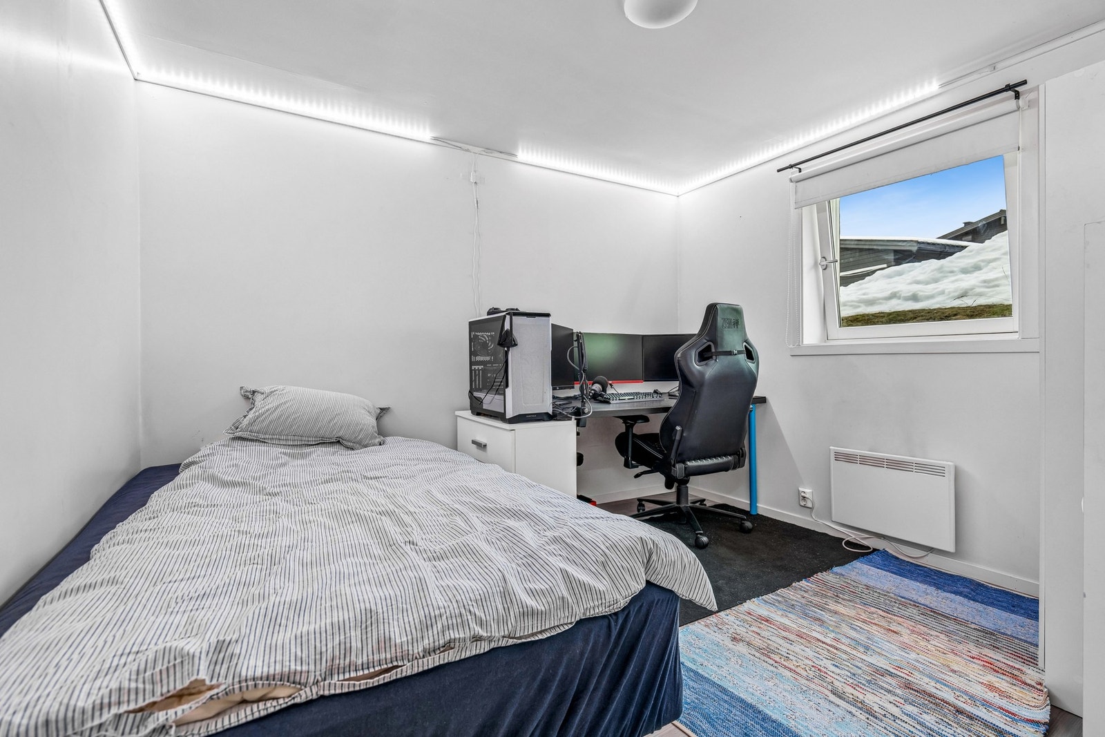 Soverom 1 - utleie (ikke godkjent). Galleribilde