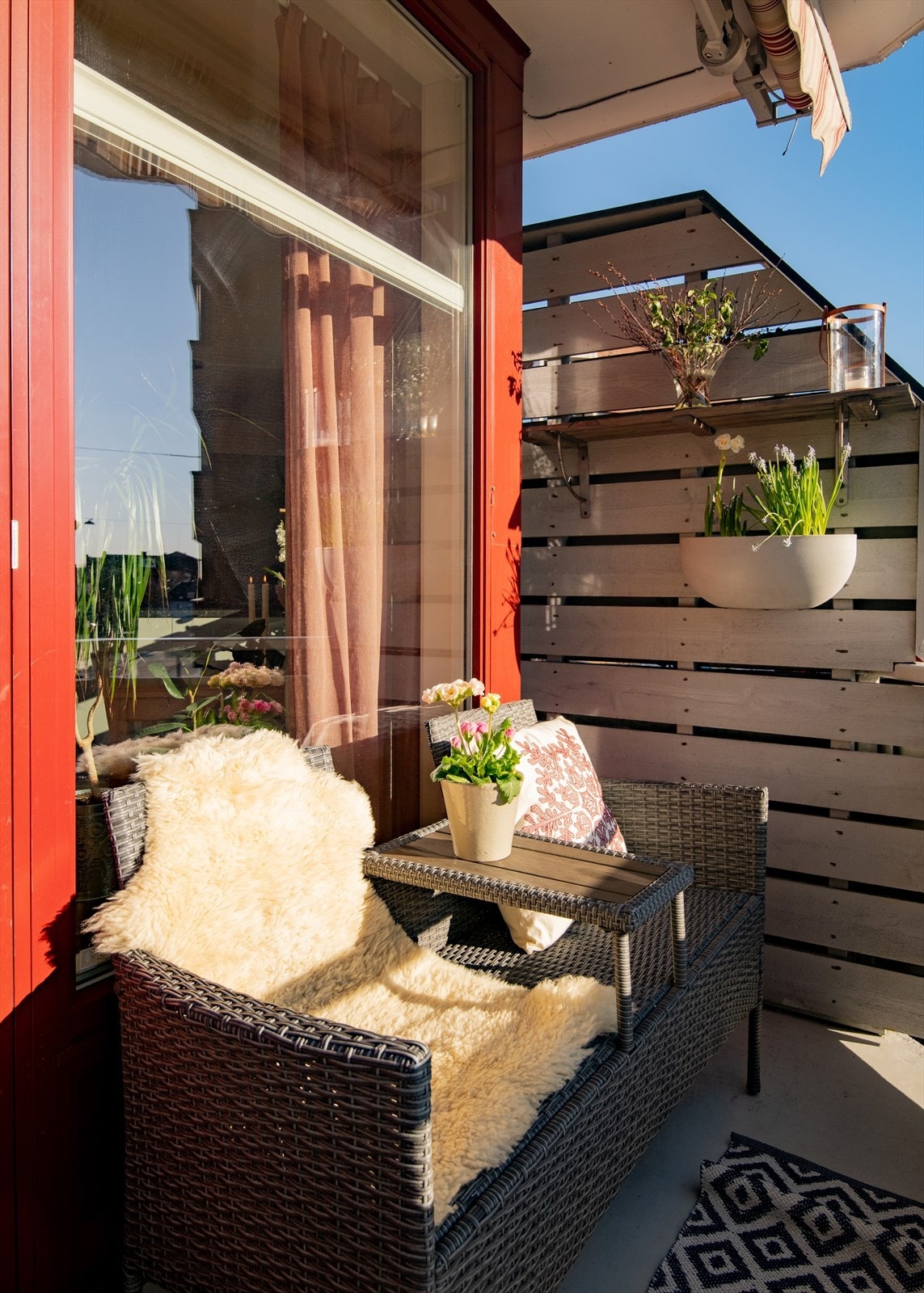 Et hyggelig sted å nyte morgenkaffen eller sene sommerkvelder. Galleribilde