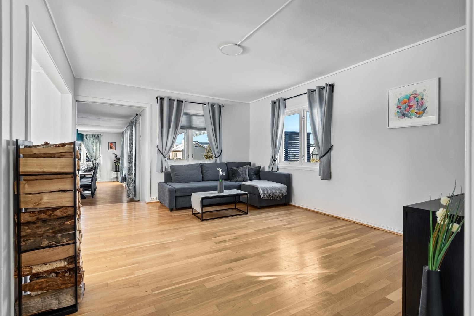 Tv-stuen. Galleribilde