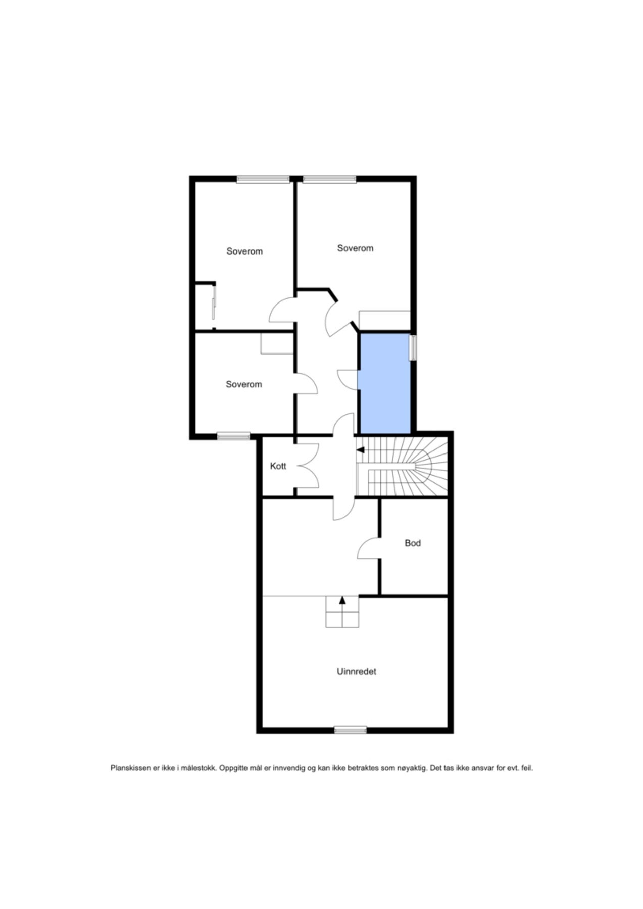 Plantegning 2.Etasje. Galleribilde