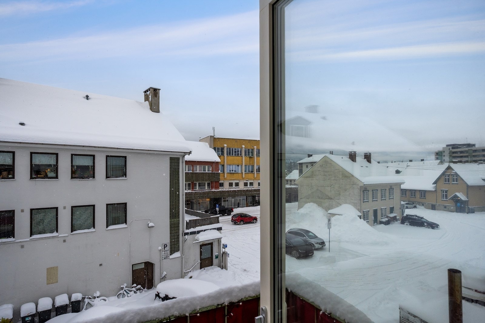 Balkong mot bakgården Galleribilde