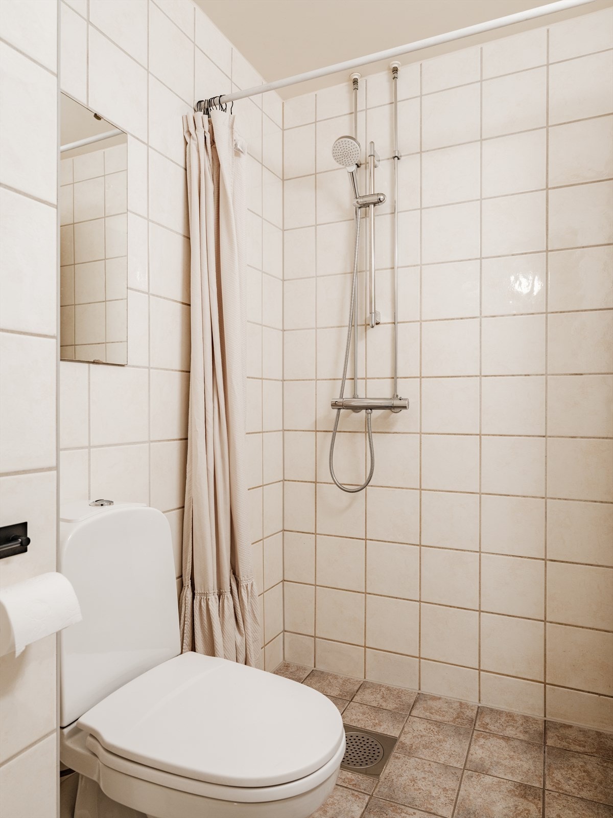 Det er felles vaskeri i kjelleren som beboerne kan benytte seg av. Galleribilde