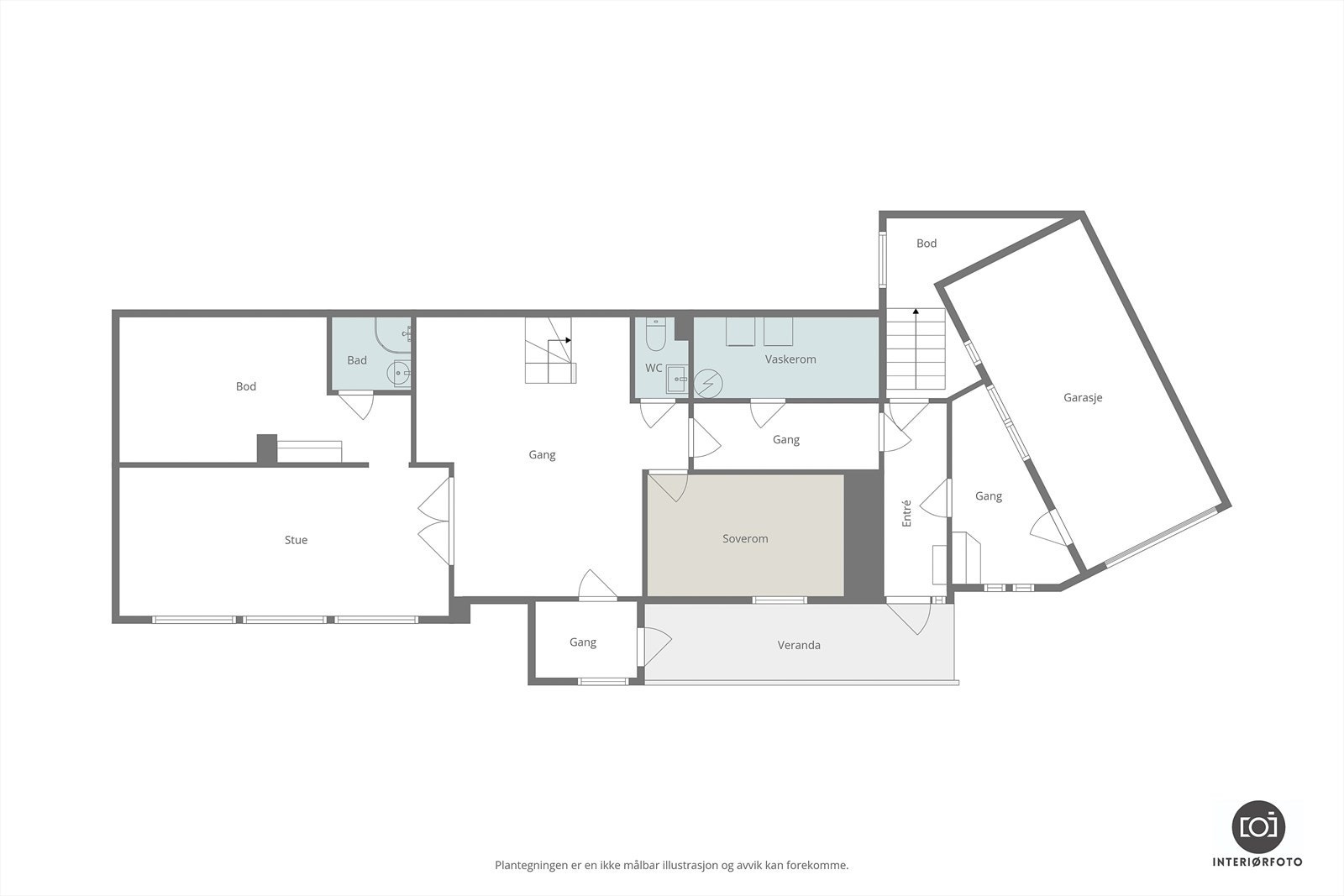 Plantegning Galleribilde