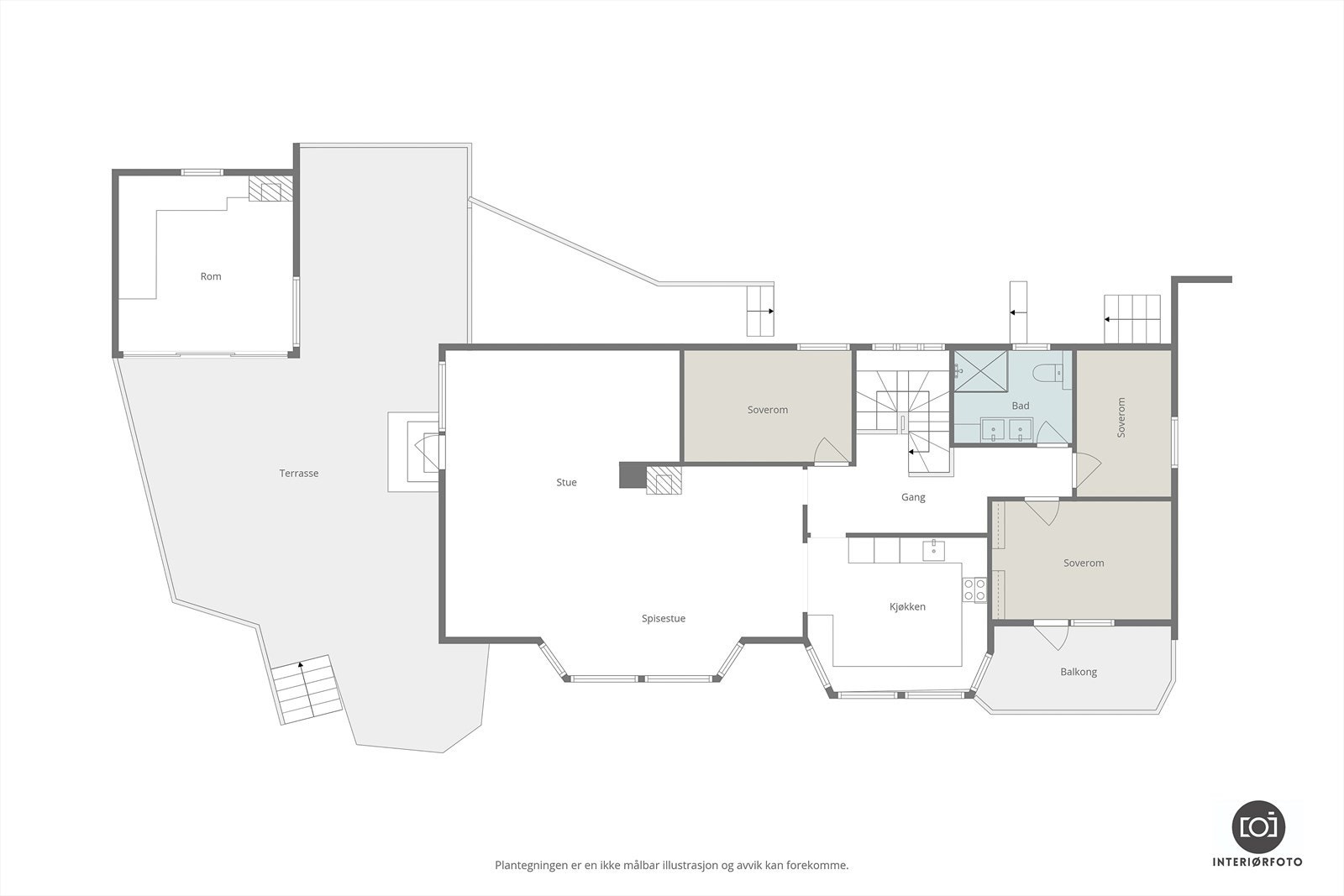 Plantegning Galleribilde