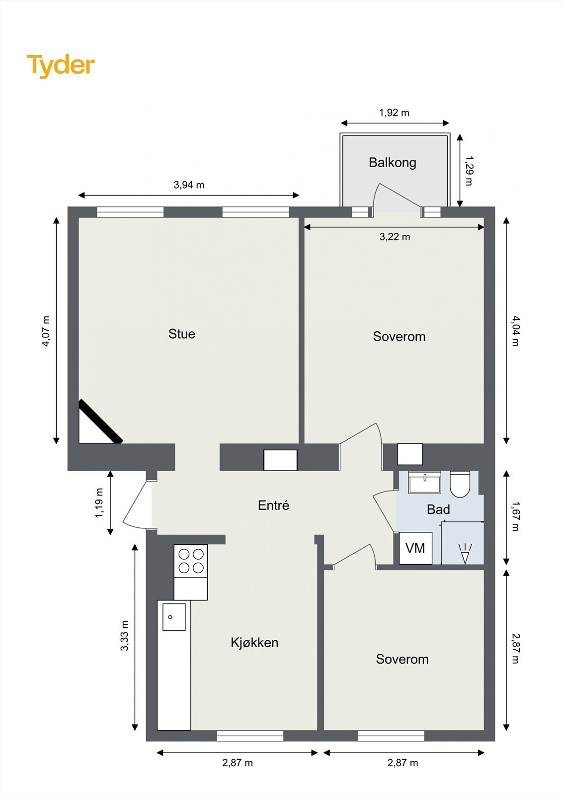 Plantegning Galleribilde