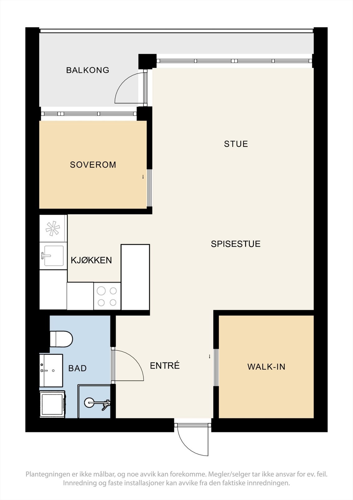 Plantegning Galleribilde