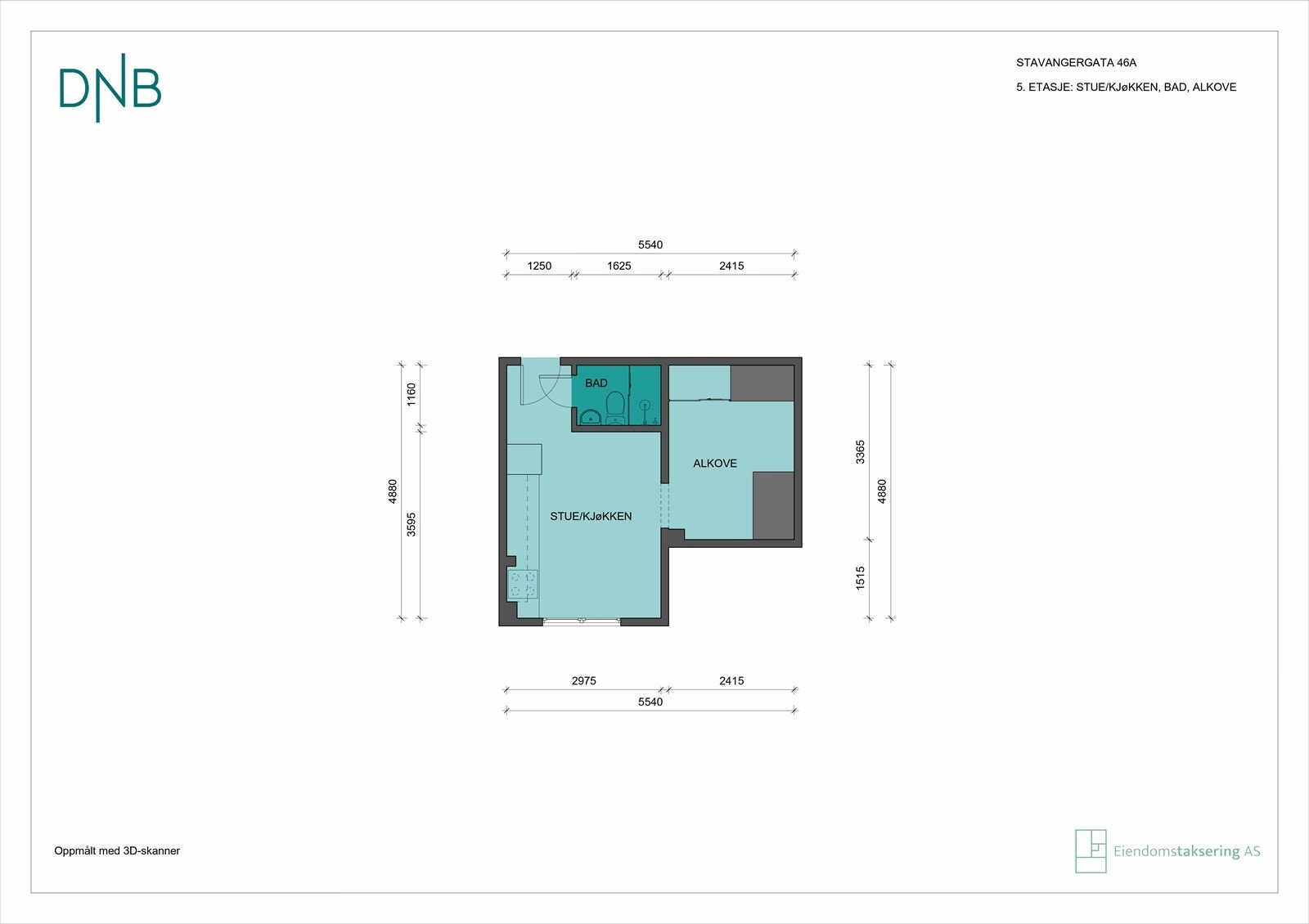Planskisse Galleribilde