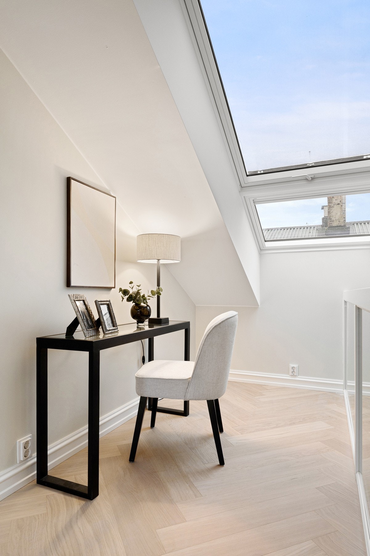 Hyggelig krok som passer perfekt til hjemmekontor. Galleribilde