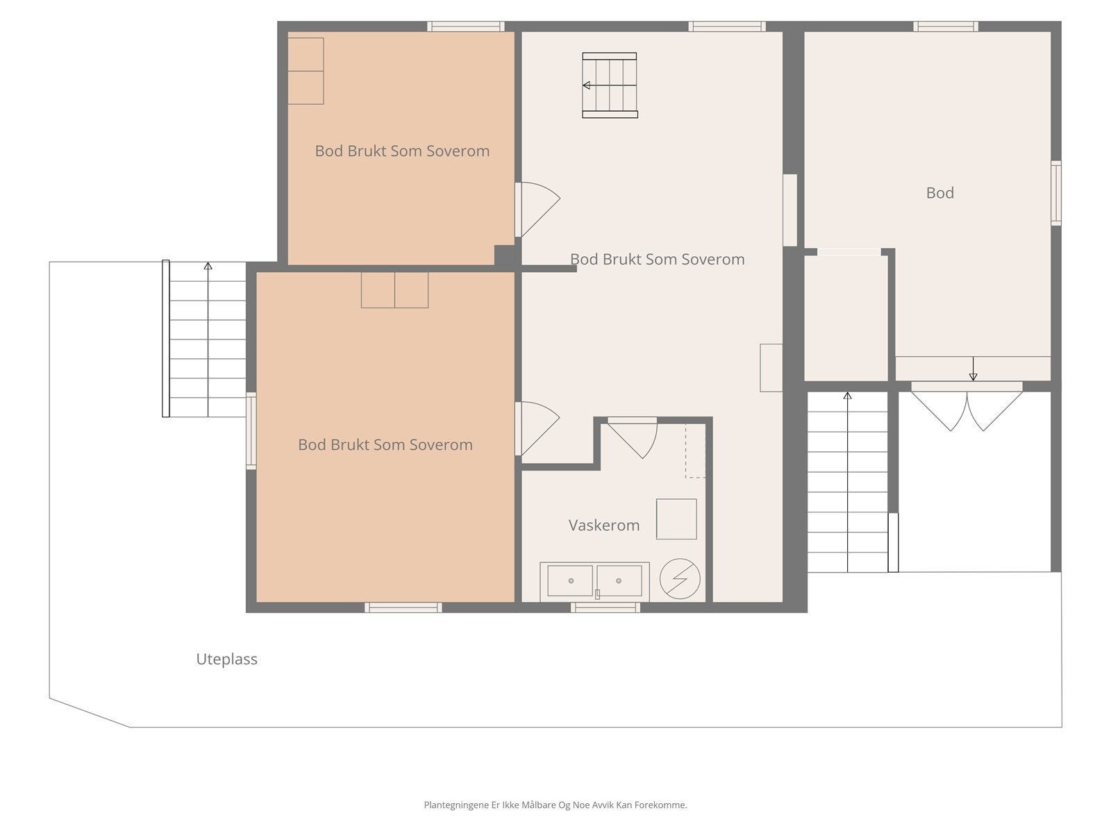 Planløsning underetasjen Galleribilde
