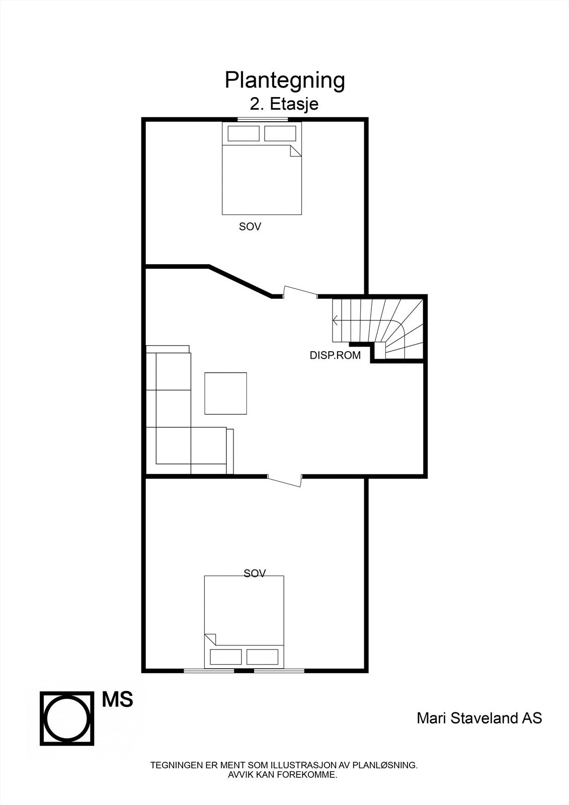 Plantegning - 2. Etasje Galleribilde