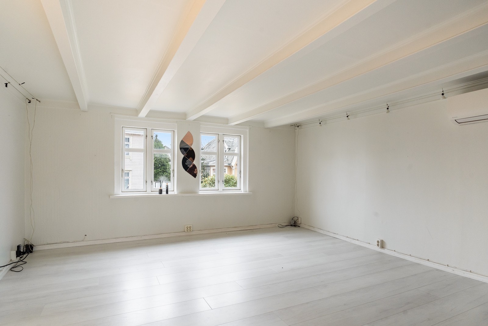 Det er montert varmepumpe i denne etasjen. Galleribilde