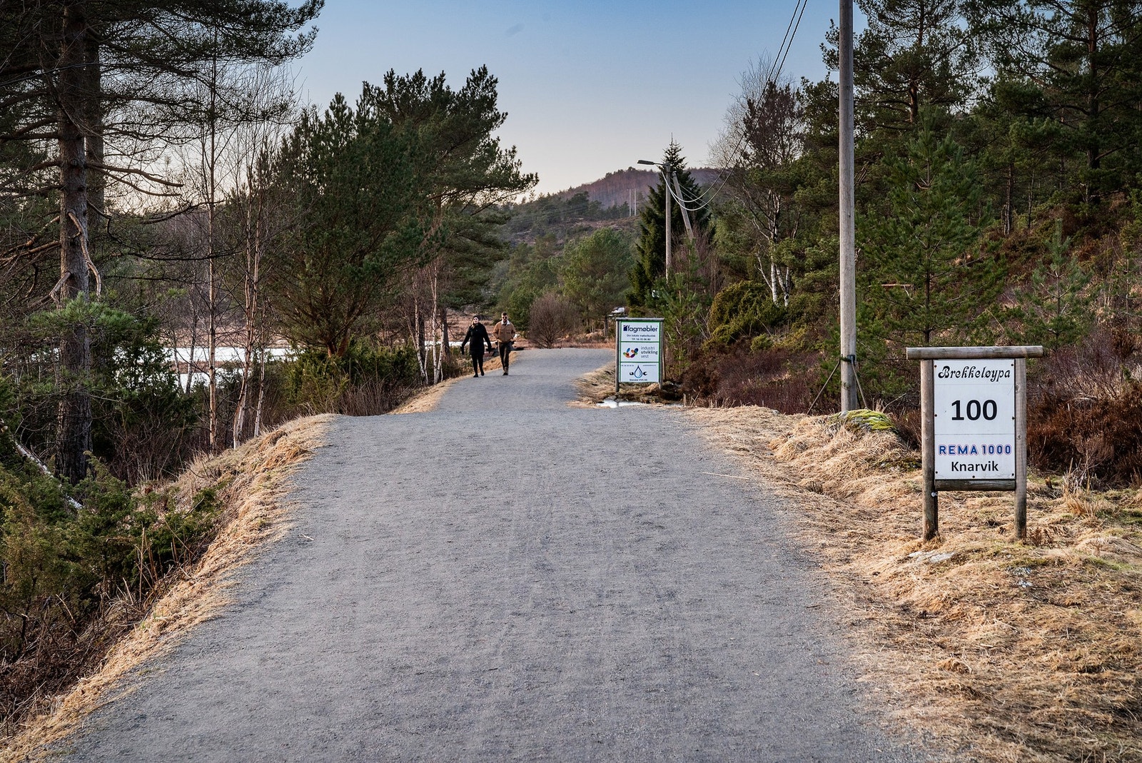 Fra leiligheten har man kort gangavstand til den populære "Brekkeløypa". Galleribilde
