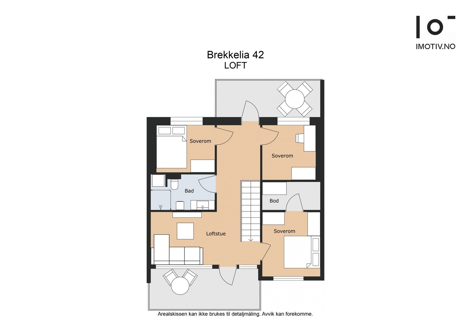 Planskisse 2. etg. Areal BRA-i: 61 m² Galleribilde