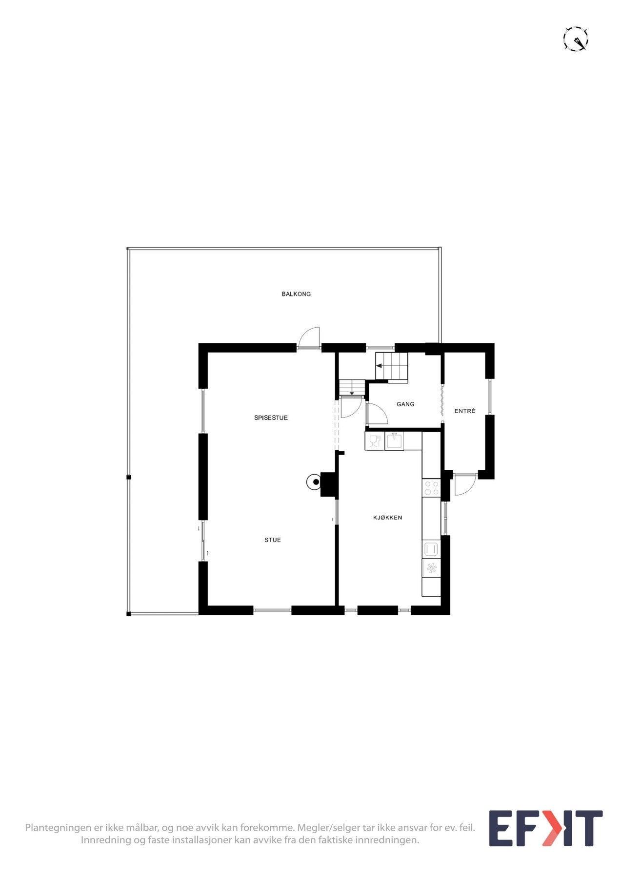 Planskisse - 1.etasje Galleribilde