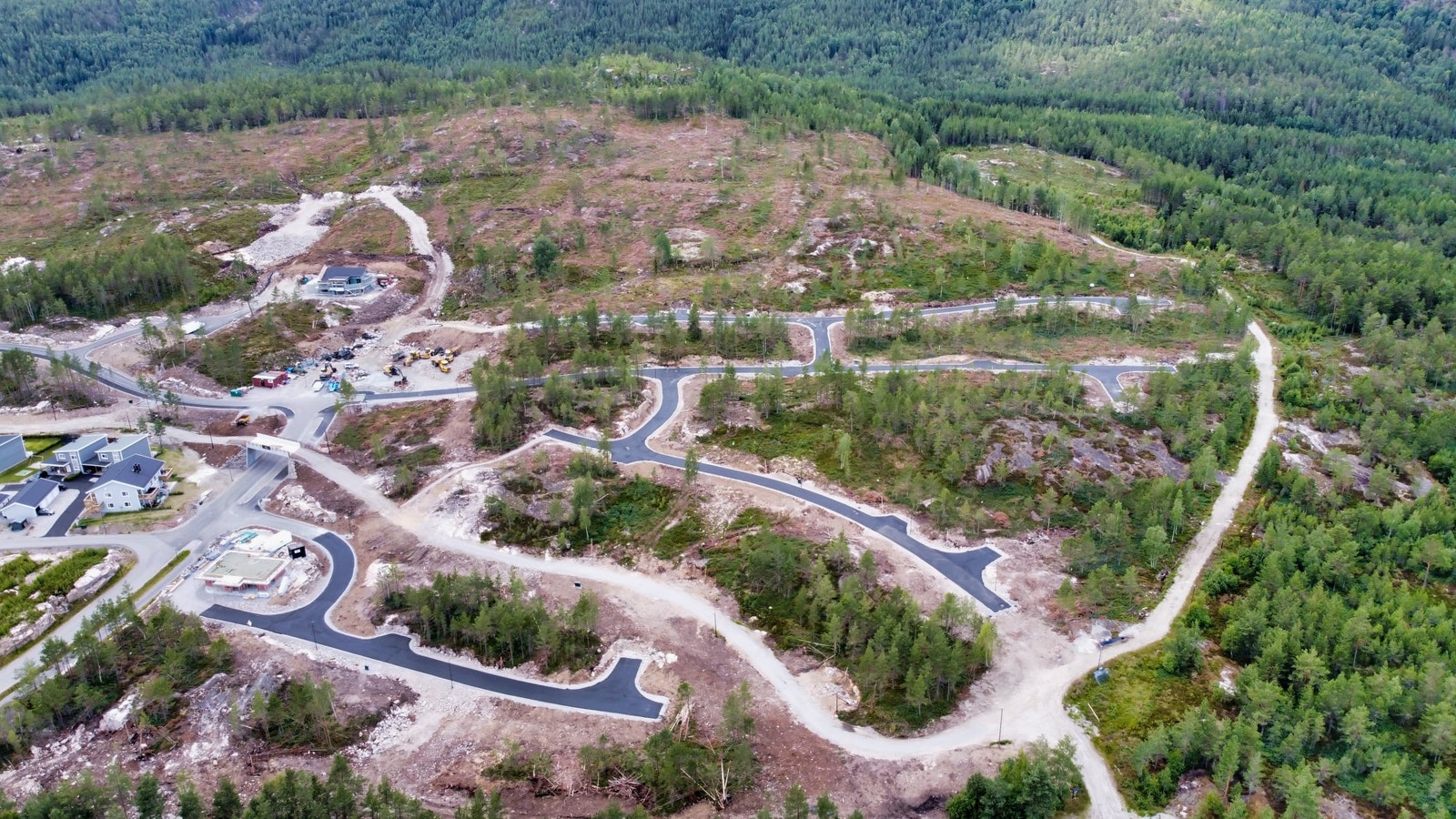 Nordbøåsen - mange av disse tomtene er allerede solgt og bygd ut. Galleribilde