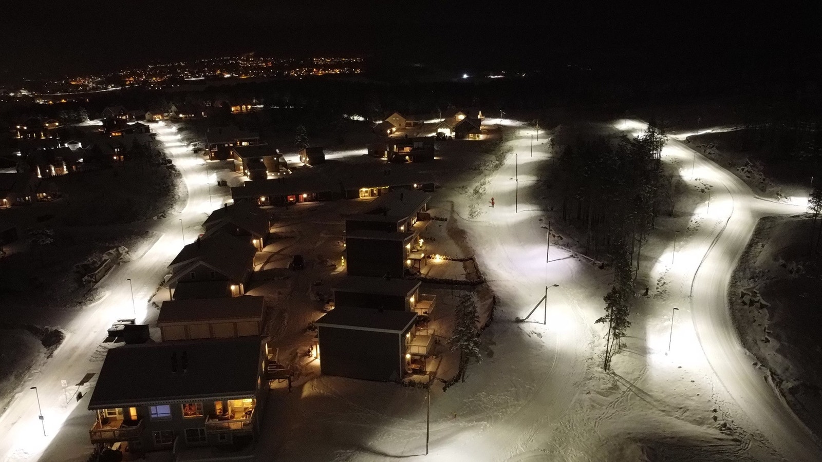 Nordbøåsen by night Galleribilde