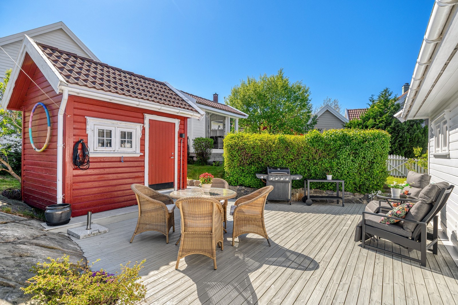 Her er det god plass til å nyte fine sommerdager med venner og familie. Galleribilde