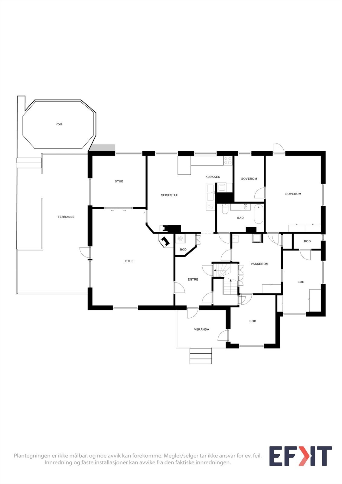 Plantegninger, 1.etasje Galleribilde