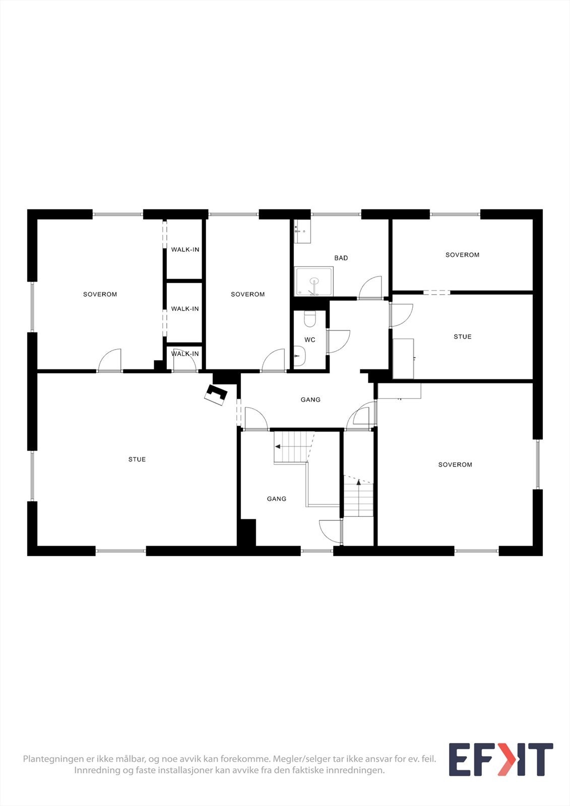 Plantegninger 2.etasje Galleribilde