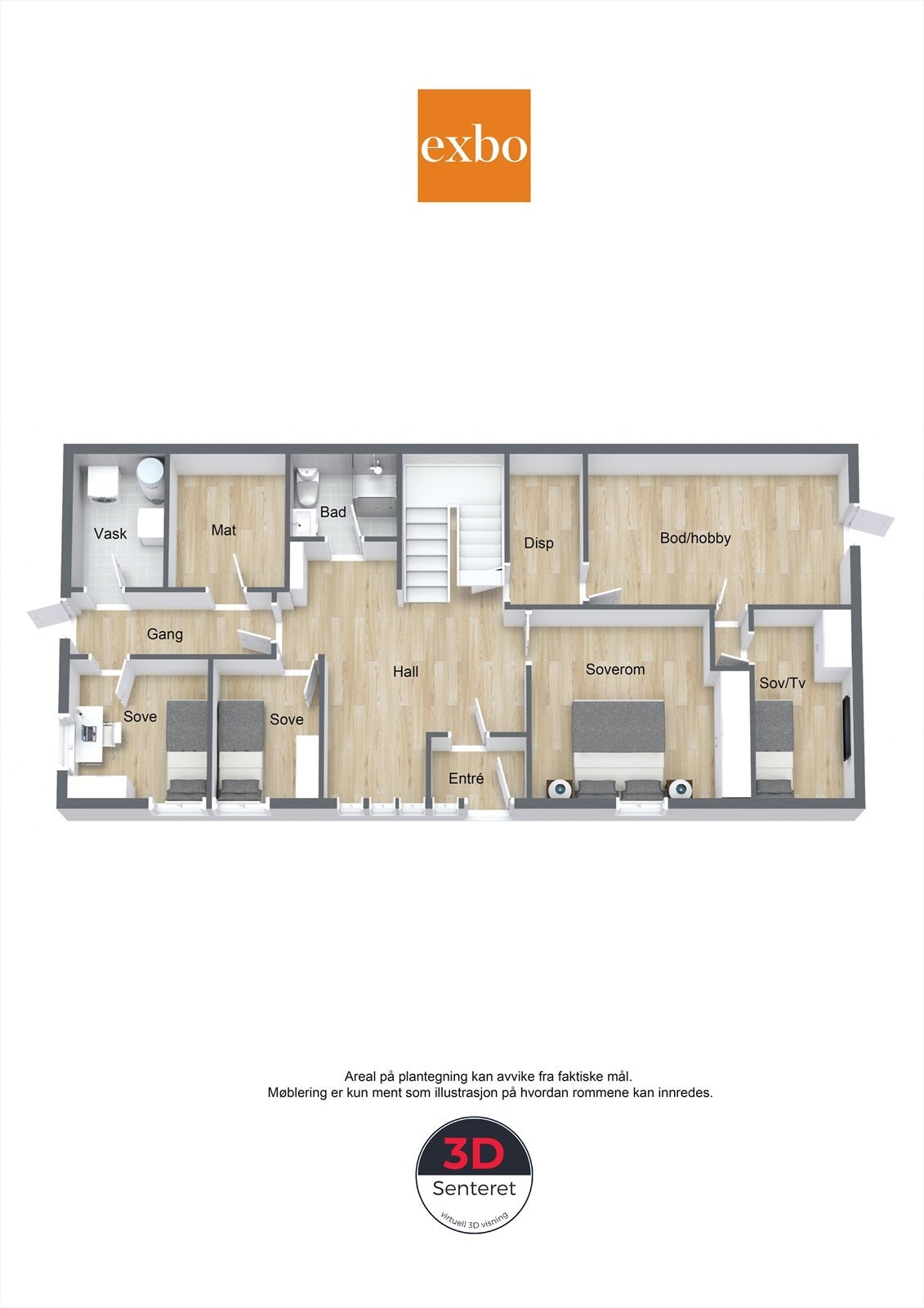 Plantegning underetasje Galleribilde