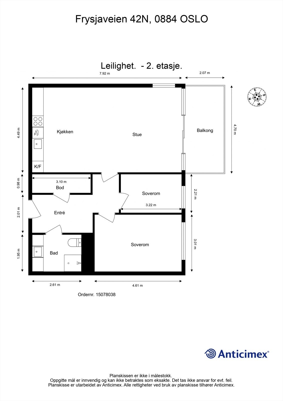 Plantegning Galleribilde